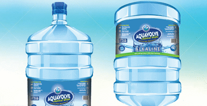 table water label design